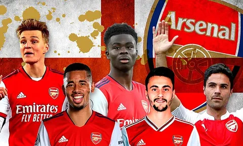 Diện mạo mới hoàn toàn lột xác của Arsenal