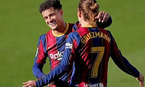 Vì 'cỗ máy hủy diệt', Barca 'tiễn' cả Coutinho và Griezmann lên đường