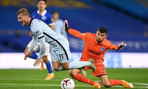 Havertz mờ nhạt, Chelsea thắng đậm Brighton nhờ hàng thủ