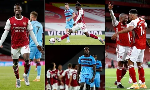 5 cái tên hay nhất của Arsenal trong chiến thắng West Ham