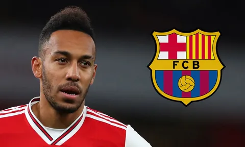 Barca đạt thỏa thuận chiêu mộ Aubameyang từ Arsenal
