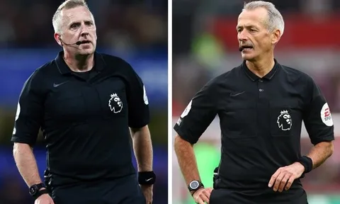 2 trọng tài Premier League nghỉ hưu cuối mùa giải