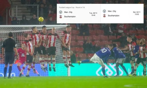 Khổ như Southampton, thua Leicester 9 bàn và tiếp tục đối đầu Man City 2 trận/3 ngày