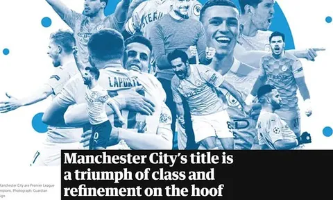 Vô địch, Man City đi vào lịch sử Premier League