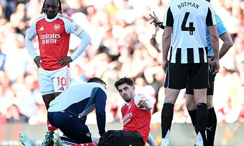 CĐV Arsenal buông xuôi vì chấn thương của Havertz