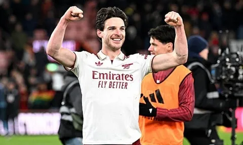 Arsenal cần Rice nâng tầm trong cuộc đua vô địch
