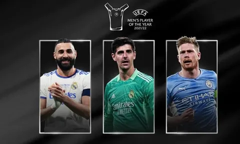 CHÍNH THỨC: Top 3 đề cử cầu thủ hay nhất UEFA