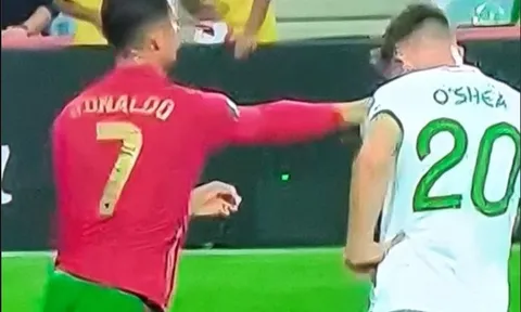 3 điều có thể bỏ lỡ trận BĐN 2-1 Ireland: Ronaldo bực tức tát đối thủ; Đẳng cấp siêu sao