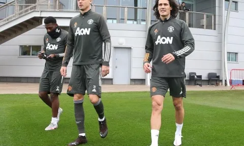 3 điều quan trọng rút ra sau buổi tập đầu tiên của Cavani với Man Utd