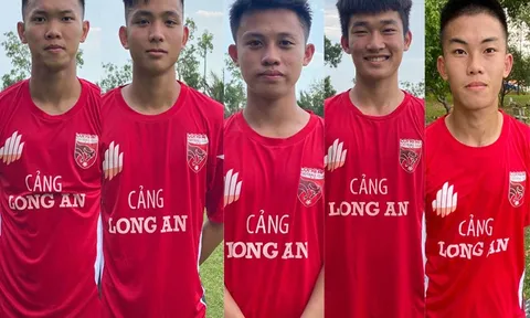 3 sao trẻ HAGL JMG khóa 4 được bổ sung cho U21 Long An