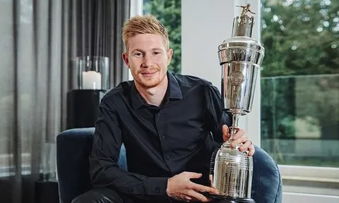 CHÍNH THỨC! De Bruyne xuất sắc nhất Ngoại hạng Anh