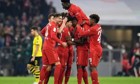 Dàn sao Bayern đồng lòng làm 1 việc sau khi hủy diệt Dortmund