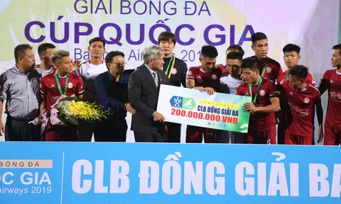 TP Hồ Chí Minh nhận HCĐ của Cup Quốc gia 2019