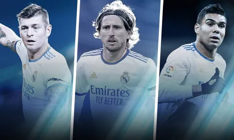 4 bộ 3 tiền vệ hay nhất Châu Âu hiện tại: Liverpool, Man City xếp sau 1 đội