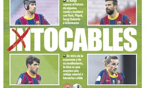 4 sao Barca hoặc giảm lương hoặc bị tống cổ