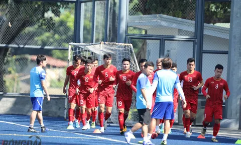 U22 Việt Nam thiệt quân, hăng say tập luyện trước trận đấu với U22 Lào