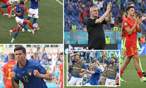 Điểm nhấn Italia 1-0 Wales: Phương án B hoàn hảo, Bale "ở ẩn"