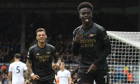 5 điểm nhấn Leeds 0-1 Arsenal: ƯCV vô địch là đây; Hú vía VAR