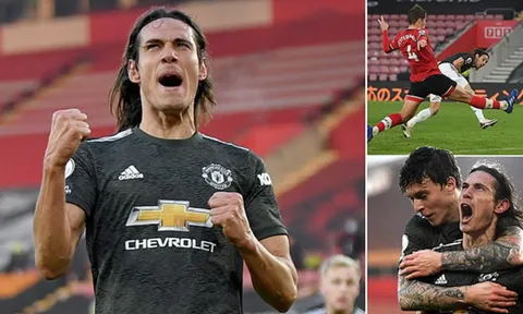 5 điểm nhấn Southampton 2-3 Man United: Vua đá phạt, siêu dự bị Cavani