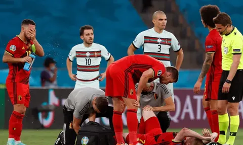 Bỉ nhận tin xấu về bộ đôi Hazard và De Bruyne
