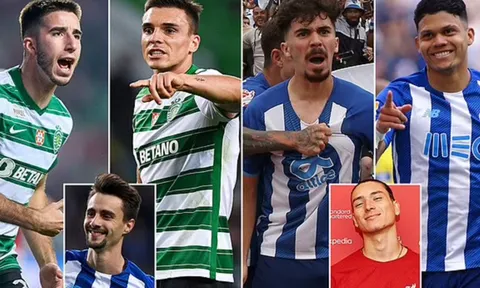 6 gương mặt 'khuấy đảo' Primeira Liga: Mục tiêu Man Utd, Arsenal