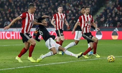 Vì sao Man Utd có thể ghi 3 bàn trong 7 phút trước Sheffield?