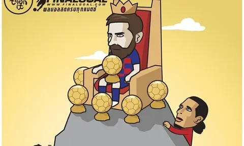 Cười vỡ bụng với loạt ảnh chế Messi đoạt Quả bóng vàng
