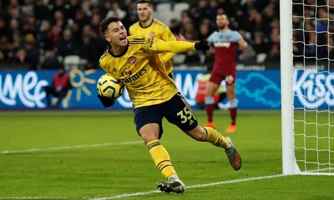 Gabriel Martinelli xứng danh "gà son" của Arsenal