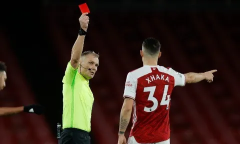 8 con số sau trận Arsenal 0-1 Burnley: "Băng đảng côn đồ; Xhaka quá dữ dội"