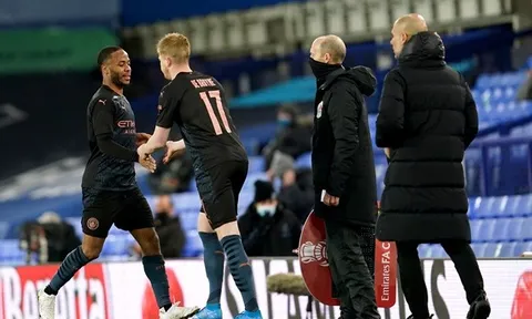9 con số đặc biệt trận Everton 0-2 Man City: De Bruyne chỉ cần 10 phút