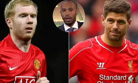 Gerrard vs Scholes - Ai xuất sắc hơn? Thierry Henry đã có câu trả lời