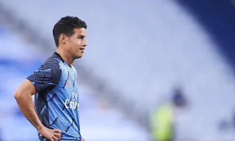 Thỏa thuận hoàn tất, James Rodriguez cập bến Premier League ít giờ tới