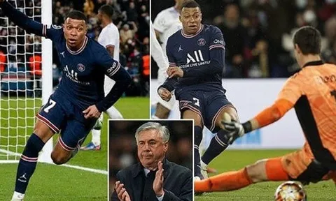 HLV Ancelotti: Chào Mbappe, đêm nay Real Madrid sẽ thắng