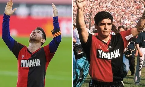 Trọng tài rút thẻ vàng phạt Messi vì tri ân Maradona: "Trái tim tôi đau nhói"
