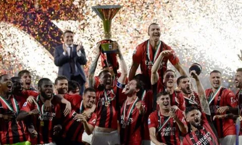 AC Milan giành Scudetto sau 10 năm chờ đợi