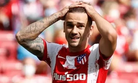 Ác mộng vẫn đeo bám Griezmann tại Atletico