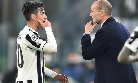 Allegri nói thẳng về trình độ của Dybala so với Messi