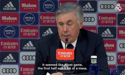 Ancelotti: Real phản ứng tốt và không từ bỏ