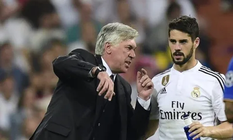 Ancelotti trở lại Real, Isco ngay lập tức "quay xe"