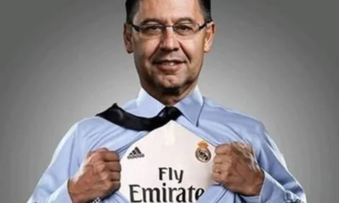 Cười té khói với loạt ảnh chế chủ tịch Bartomeu từ chức
