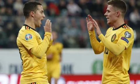 Anh em nhà Hazard 'bùng nổ' ra sao trong trận thắng 4-1 trước ĐT Nga?
