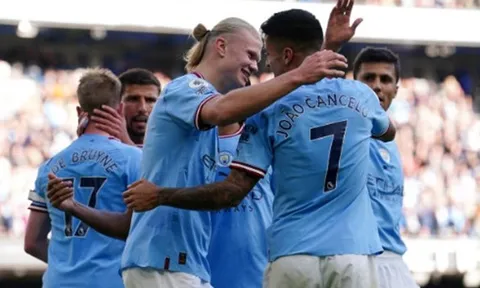 Haaland nổ súng, Man City thắng hủy diệt