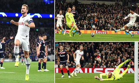 Song tấu Kane-Son lập công, Tottenham thắng trắng 5 bàn