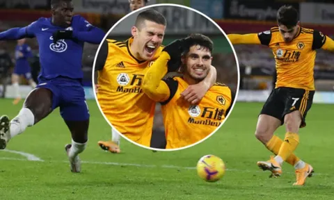 Bù giờ oan nghiệt, Chelsea ngã ngựa trước Wolves
