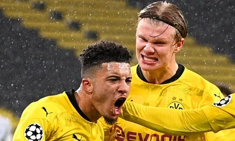 Sancho và Haaland nổ súng, Dortmund giành chiến thắng đầu tiên ở Champions League