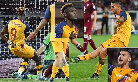 Abraham 'nổ' cú đúp, Mourinho chốt hạ thứ hạng với Roma