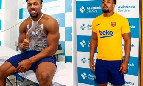 Cơ bắp vạm vỡ, Traore kiểm tra y tế tại Barcelona