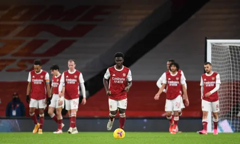 Arsenal bị chê chơi bóng thiếu tự tin hơn cả đội đang đua trụ hạng