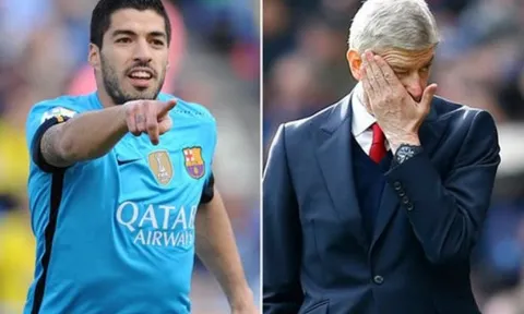 Arsene Wenger xấu hổ khi Arsenal mua Suarez với giá 40 triệu + 1 bảng
