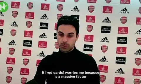 Arteta: Arsenal không chấp nhận bất kỳ lời bào chữa nào